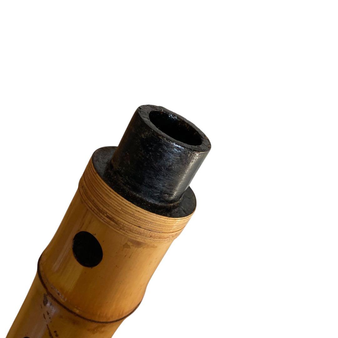 動作保証　尺八　銘あり　岳？　藤巻　約51cm
