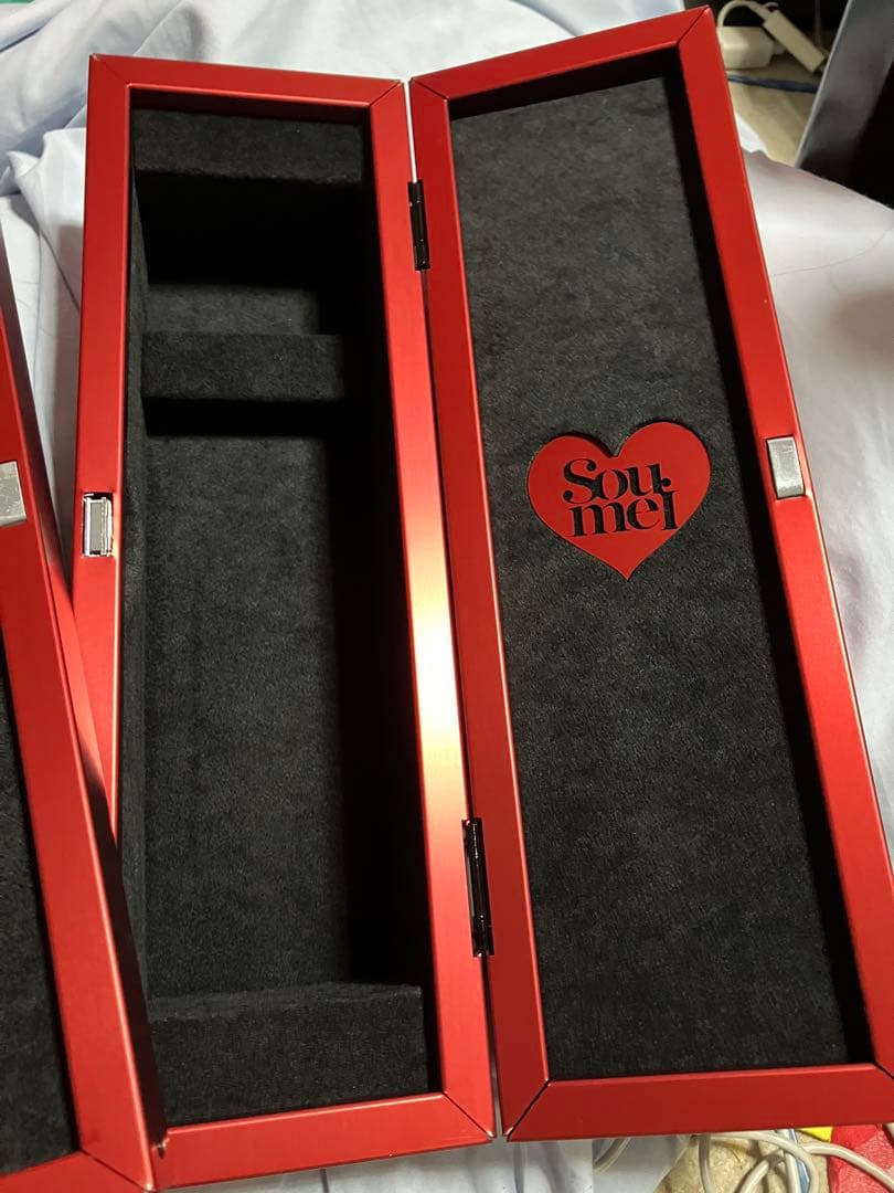 ソウメイ　シャンパン　空箱　レッド　２個