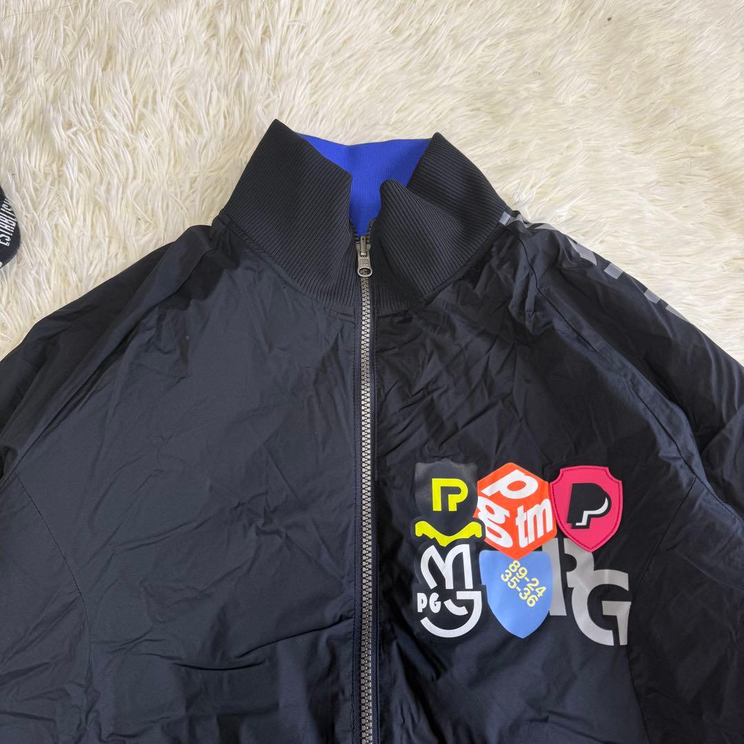 【パーリーゲイツ】極美品 ジャケット 中綿 リバーシブル 5サイズ 2025