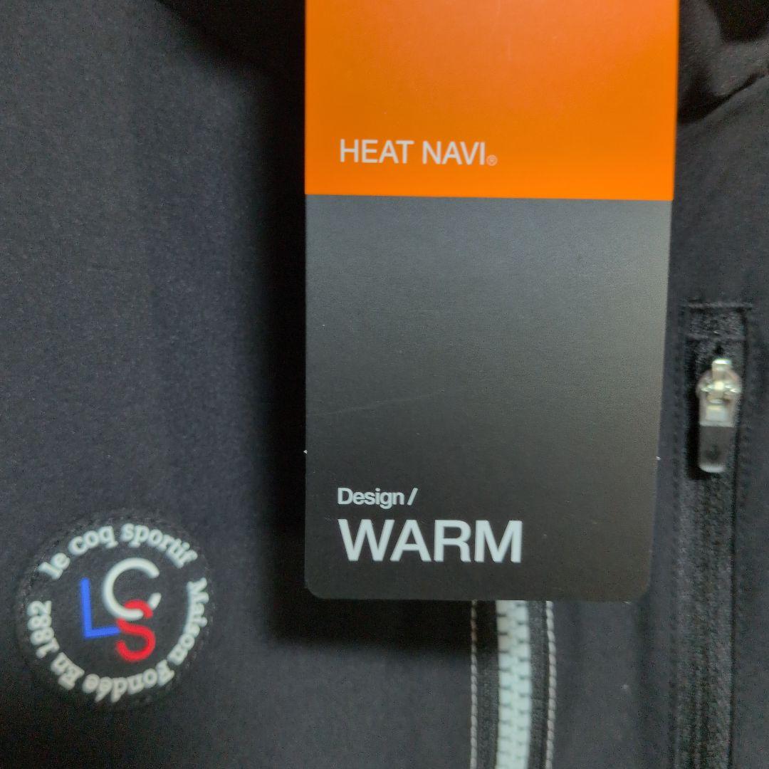 ルコックゴルフ:メンズ:Lサイズ:中綿2WAYブルゾン:　ゴルフウェア:白/青