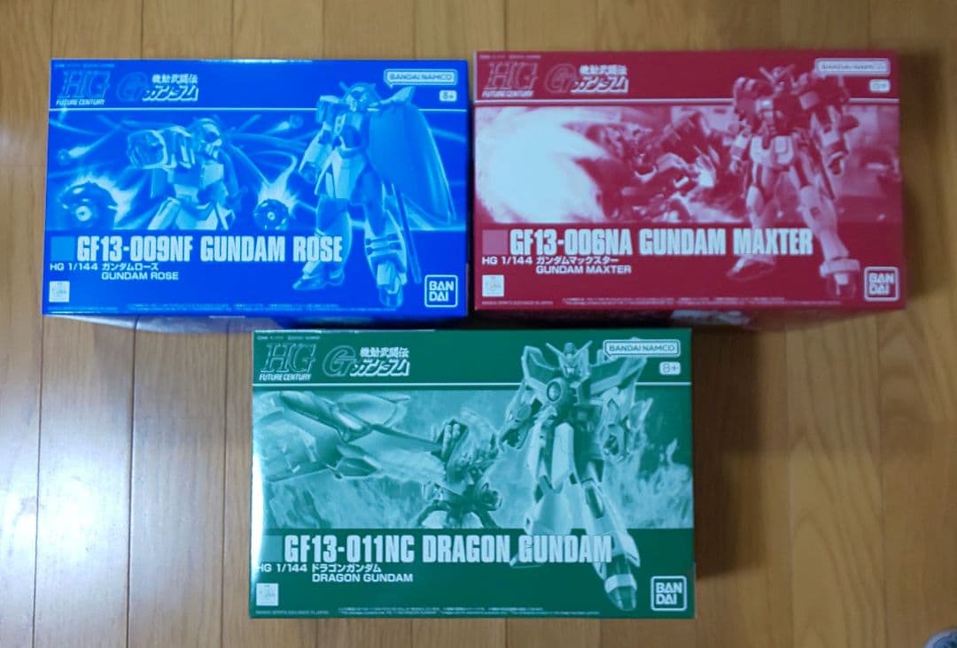 プレミアムバンダイ限定HG Gガンダムキット 3点セット