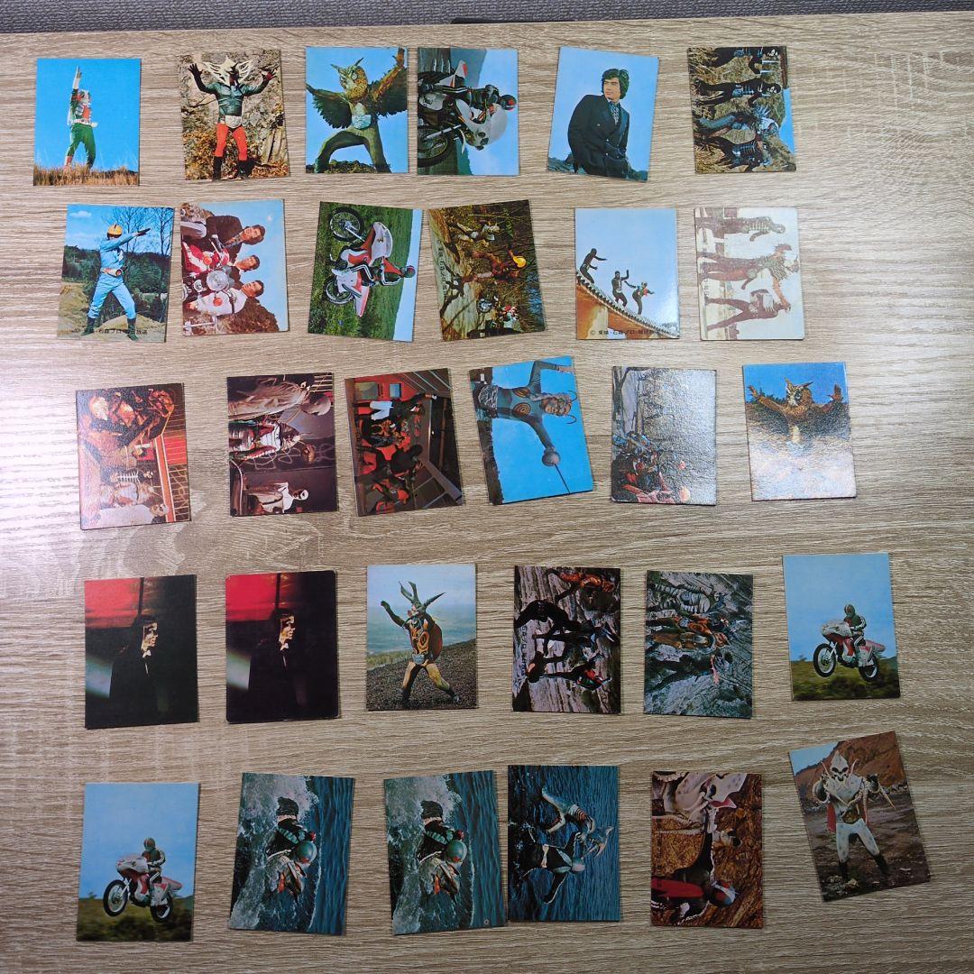 レトロ カルビー 仮面ライダー アルバム カード80枚 まとめ売り