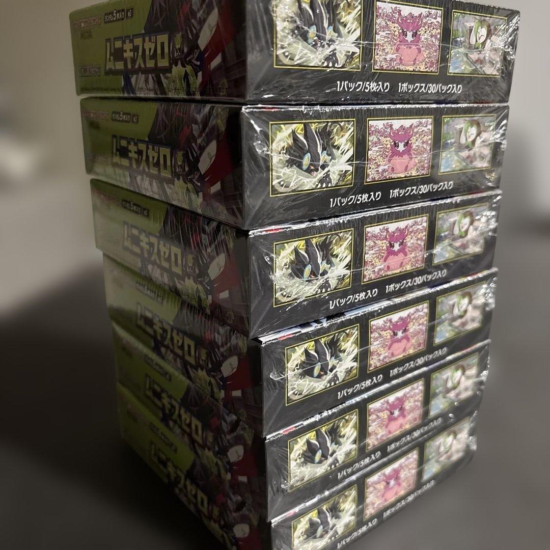 ポケモンカードゲーム MEGA ムニキスゼロ 新品未開封シュリンク付き 6BOX