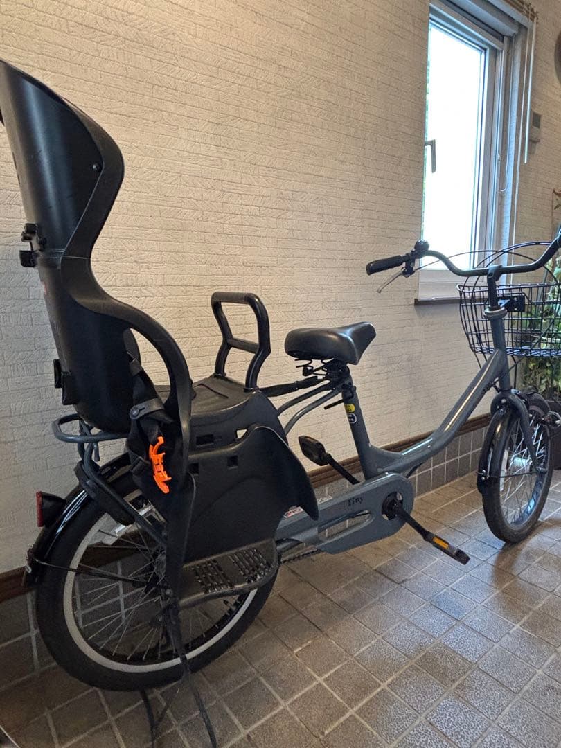 札幌市⭕️手渡しのみ⭕️美品⭕️シティサイクル チャイルドシート付き 20インチ切り替