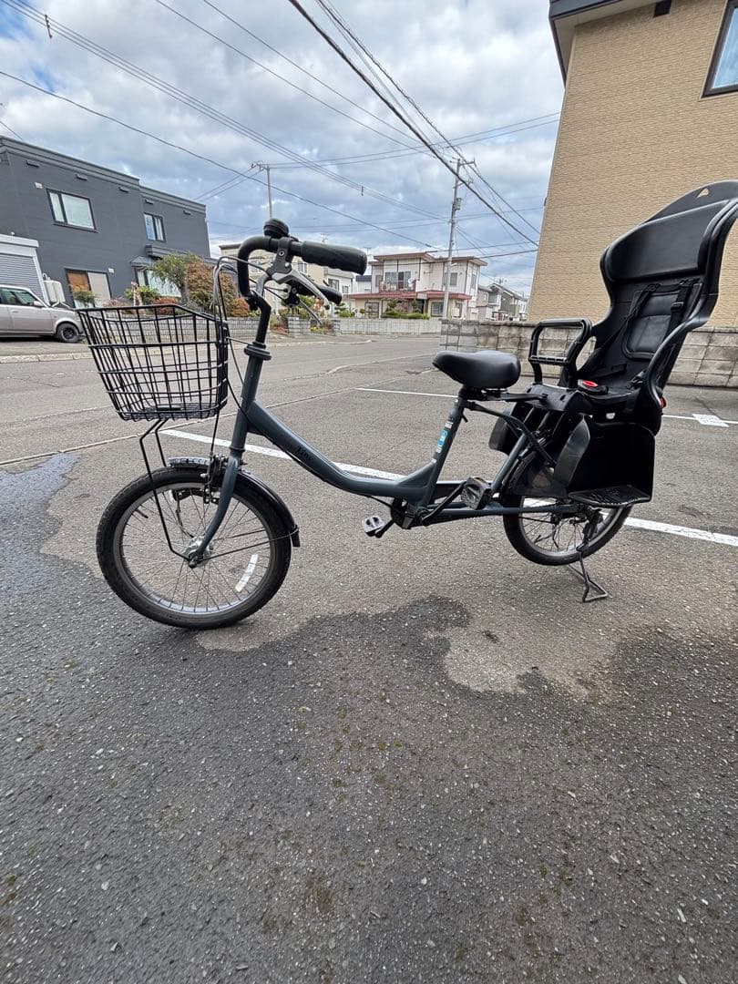 札幌市⭕️手渡しのみ⭕️美品⭕️シティサイクル チャイルドシート付き 20インチ切り替