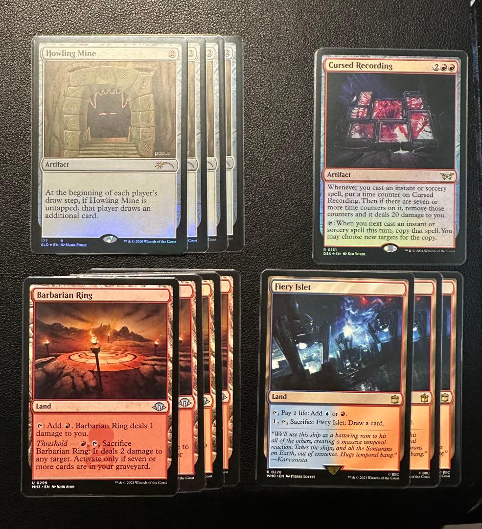 MTG 赤単バーン　デッキセット　レガシー　モダン