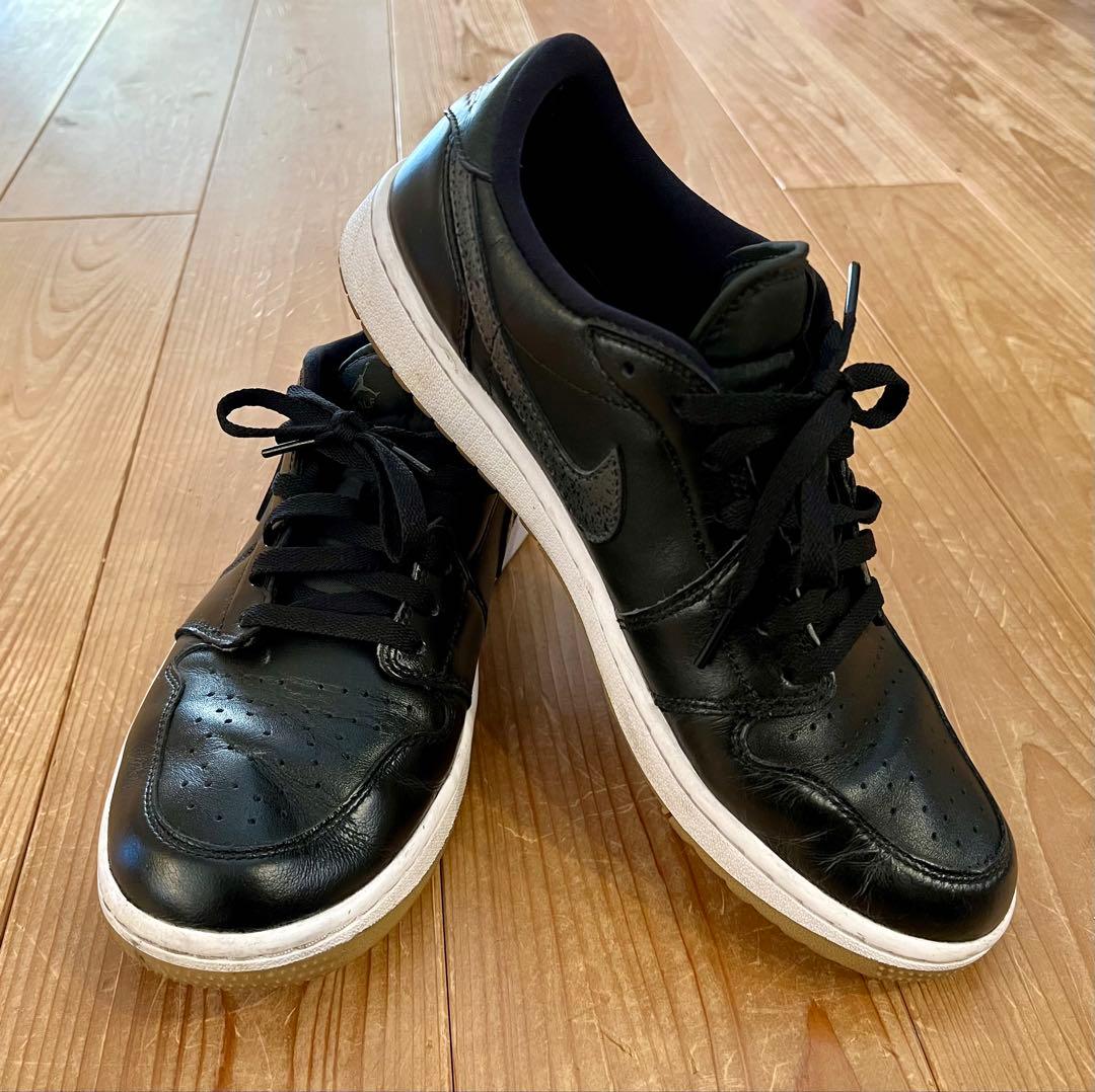 Nike Jordan Golf 黒 シューズ　JORDAN1 low golf