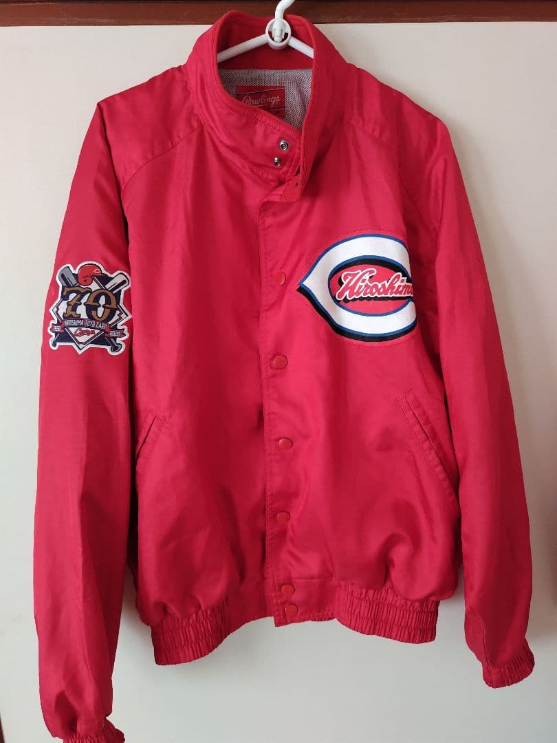 最終価格【アレンジ品】広島東洋カープ レトロスタイル ジャンバー Mサイズ