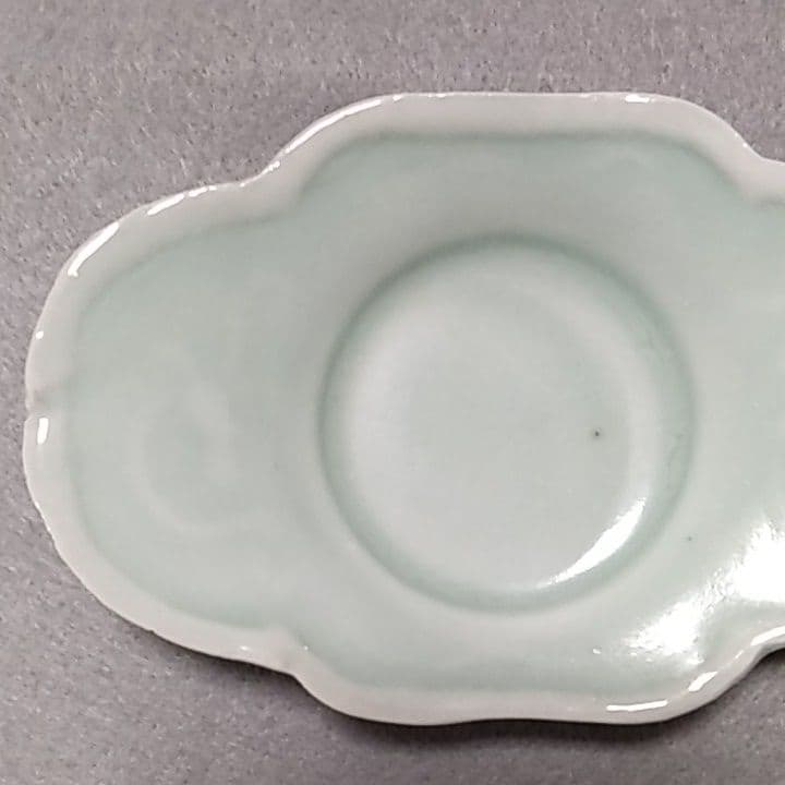 古伊万里青磁茶托　(NO3)　古伊万里茶托　茶道具　煎茶道具　古伊万里茶托