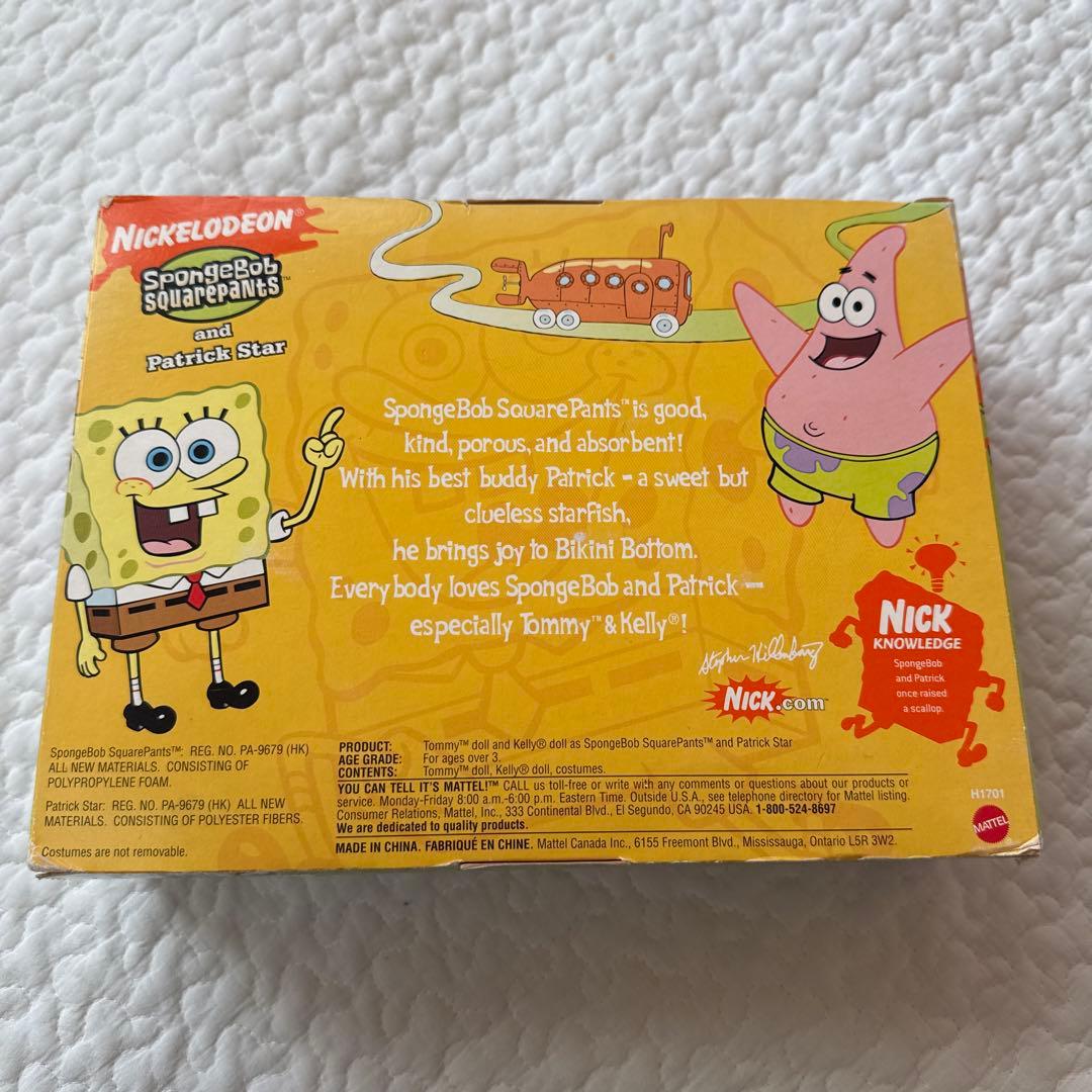 バービー スポンジボブとパトリック 人形セット