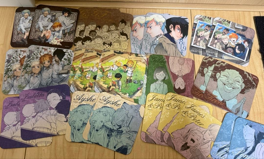 約束のネバーランド　アートコースター　まとめ売り