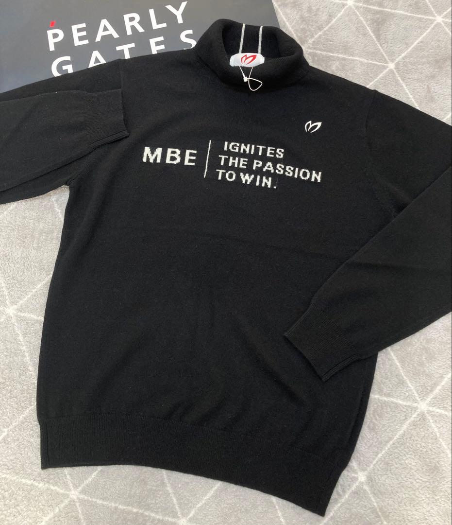 新品 パーリーゲイツ マスターバニー カシミヤ100％ ニット (5)L/黒