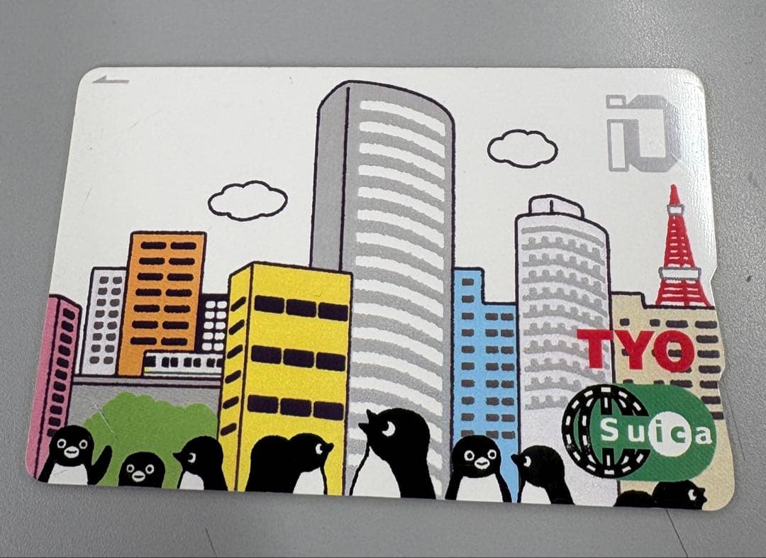 JR東日本　TYO限定オリジナルSuica 中古品 残金0円　チャージで使用可
