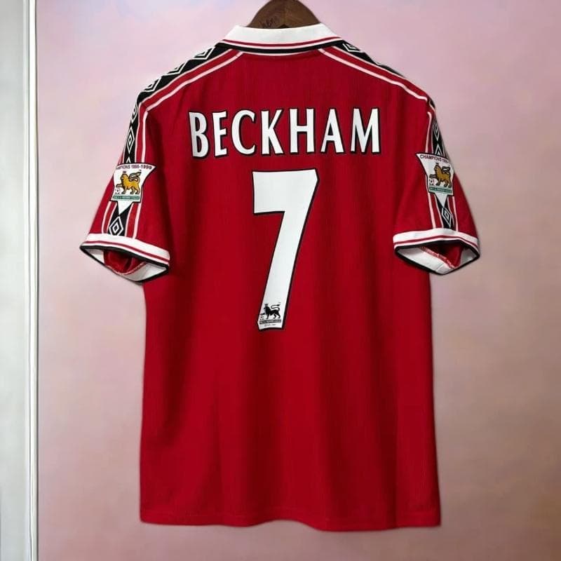 98-99 マンチェスター・ユナイテッド BECKHAM 7番 半袖 シャツ