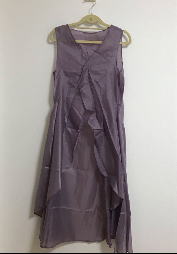 手作りダンス衣装　薄紫 ロングベスト　ワイドパンツ