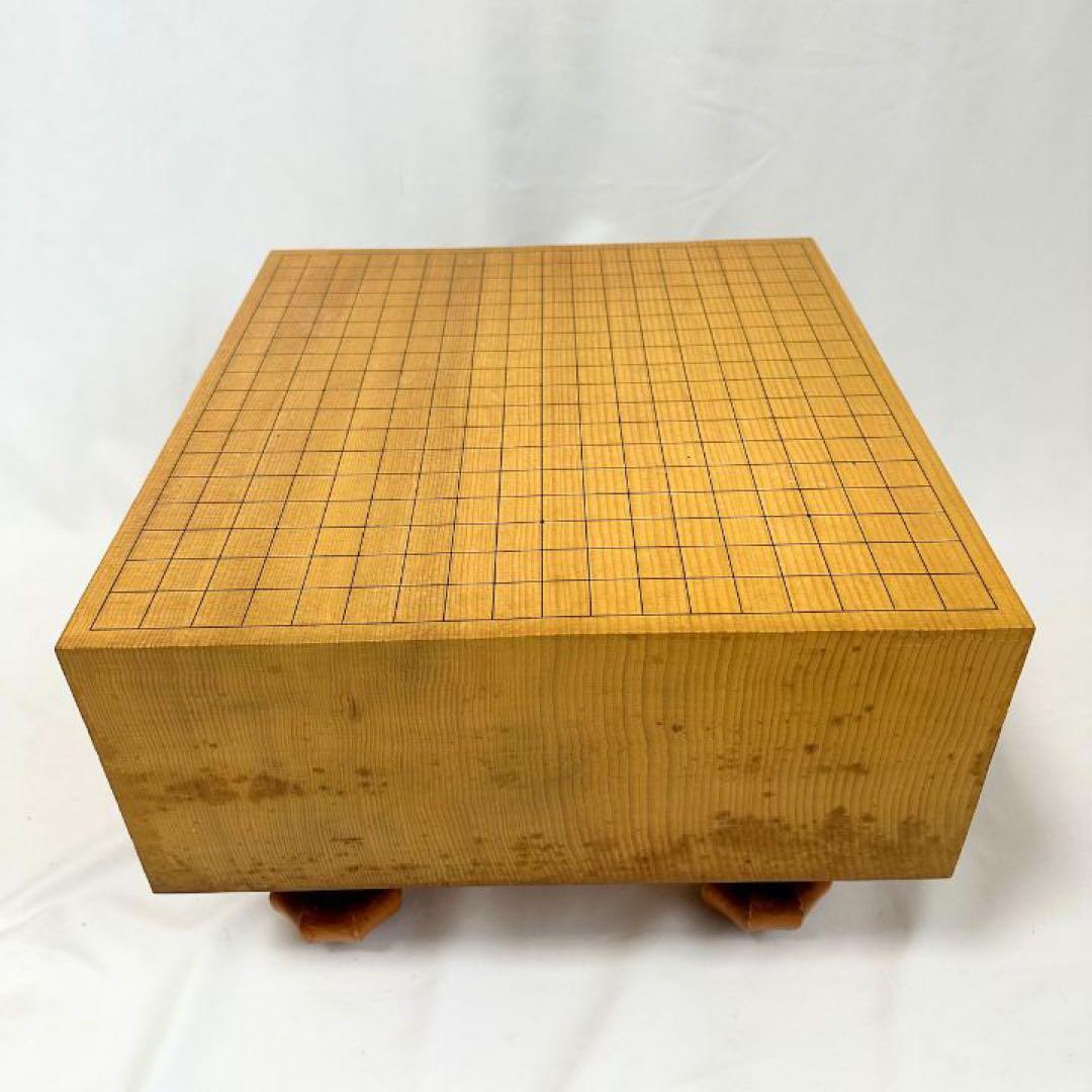 【脚付・臍あり】囲碁盤 5.8寸 約12.4kg 木取り良好 厚盤 本格派