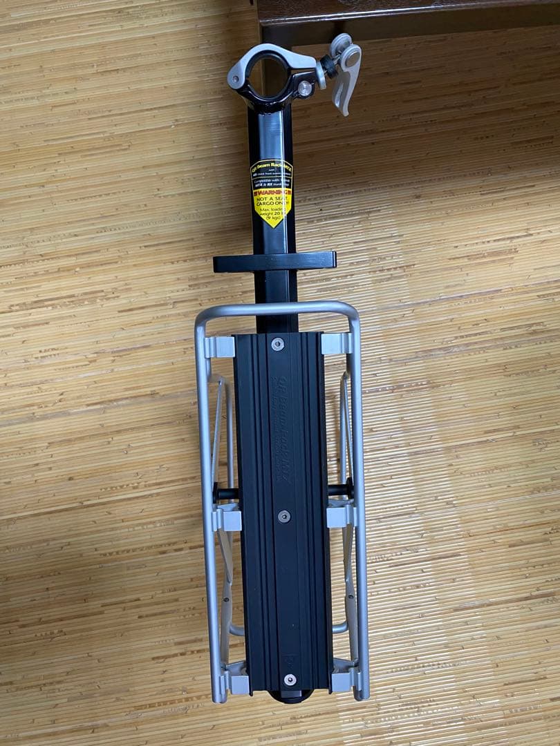 わらびもちTOPEAK MTXバッグ と QR BEAM RACK