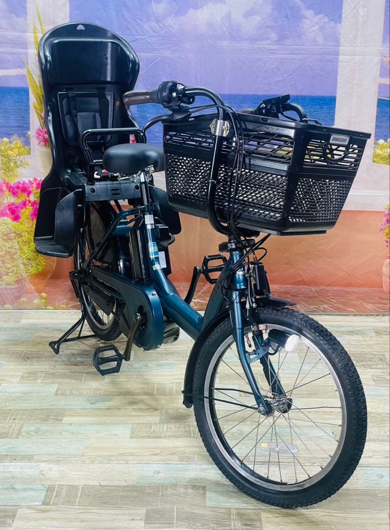 超人気！BIKKE ビッケ⭐️ブリヂストン子供乗せ電動自転車Y3433