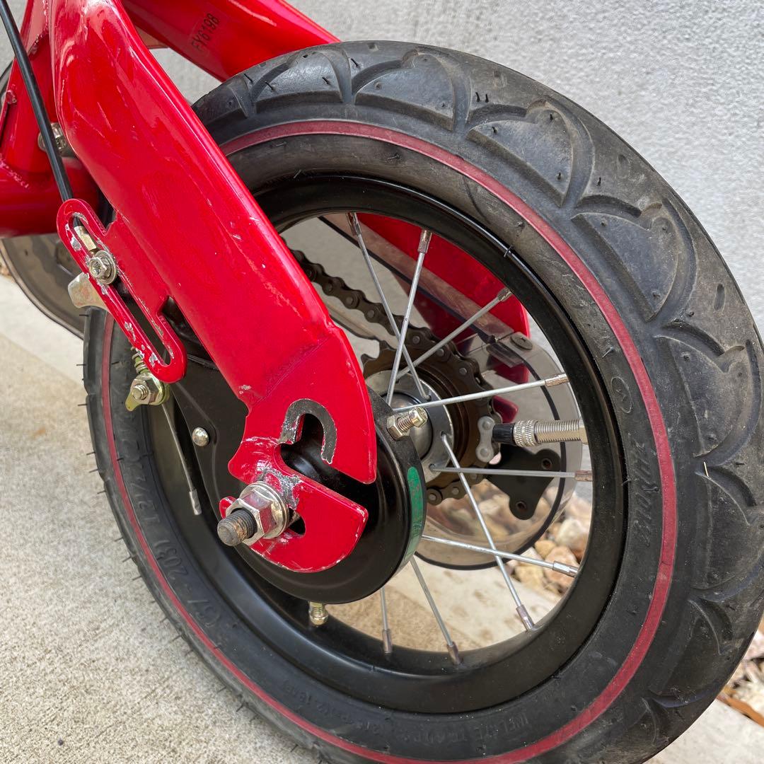 へんしんバイク　12インチ　レッド