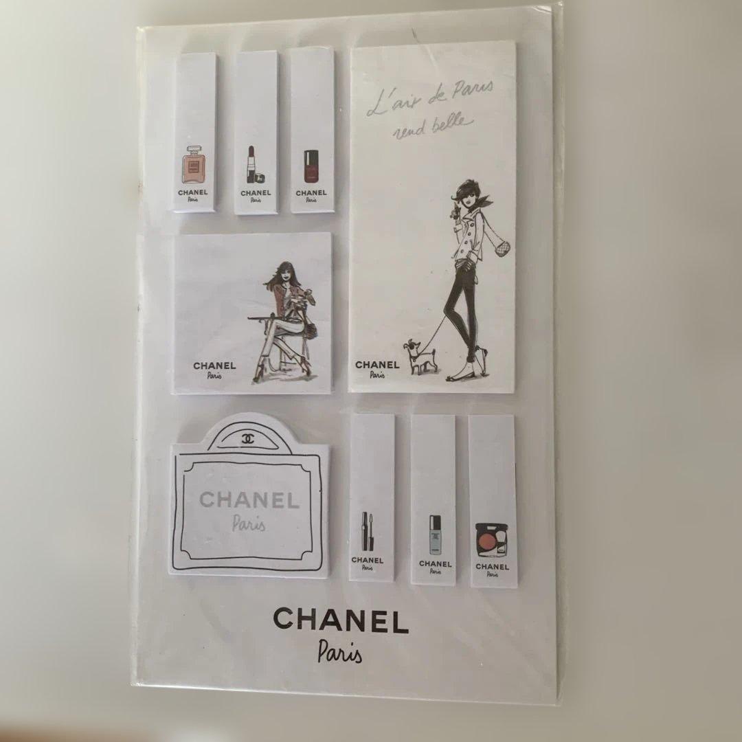 CHANEL イラスト付きメモ帳セット