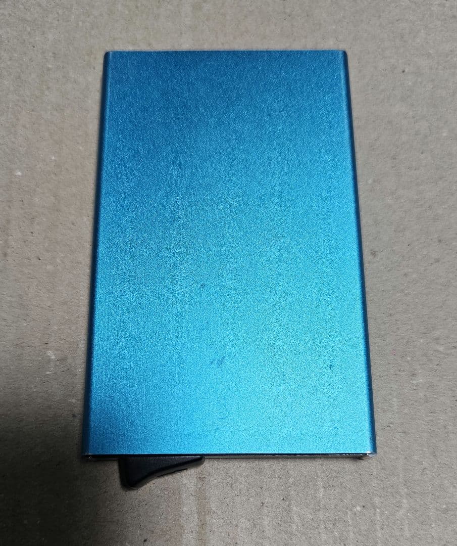 VOLAN スライド式カード入れホルダー ブルー