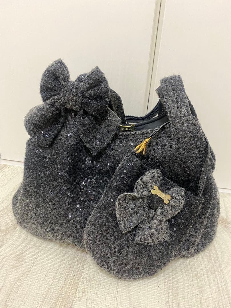 for pets only スパンコールキャリーＳサイズ♡ マナーポーチ付き