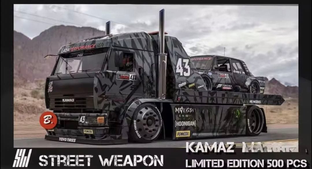 STREET WEAPON ケンブロック モンスター 1/64 積載車 トラック