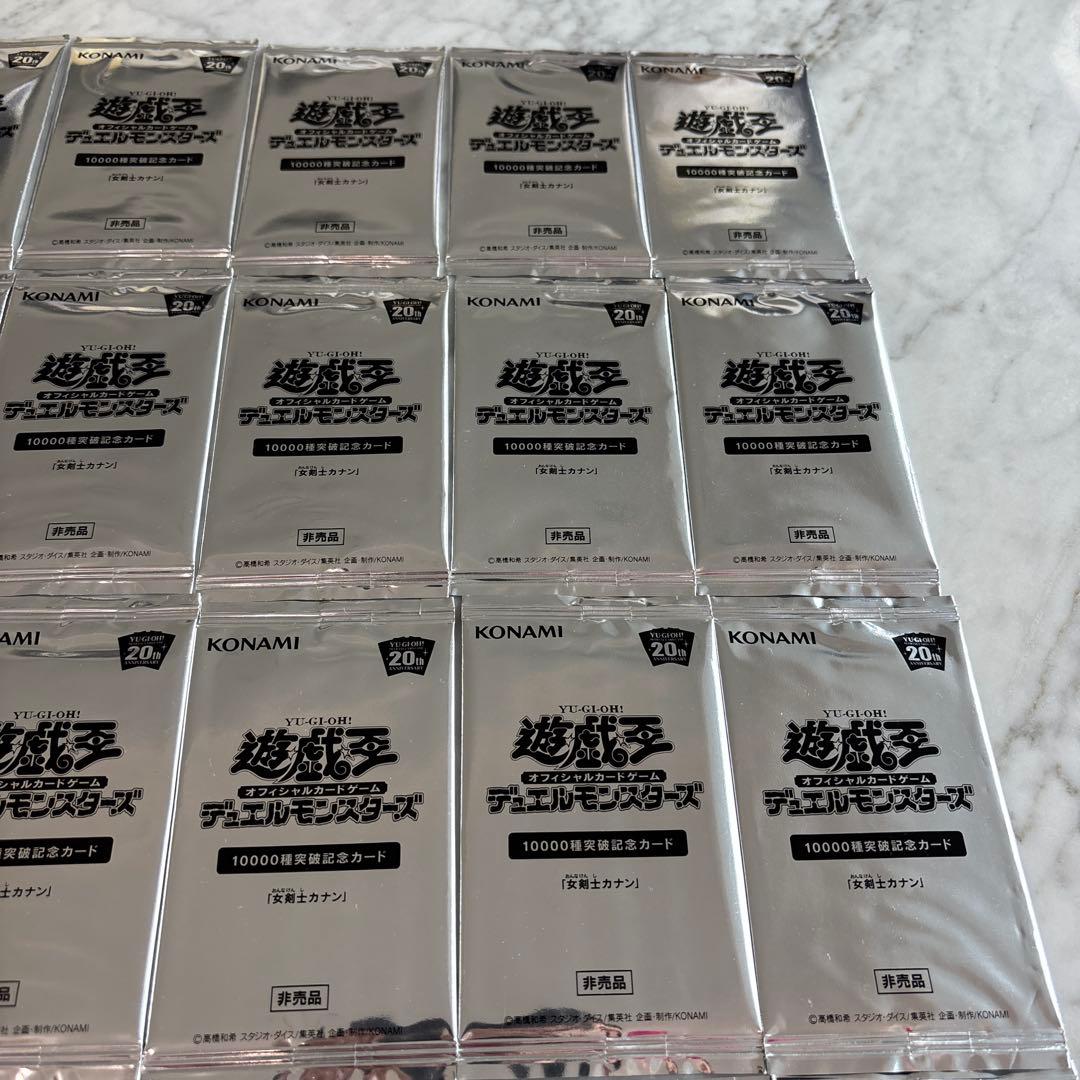 【新品未開封】女剣士カナン10000種突破記念カード 20th or ノーマル