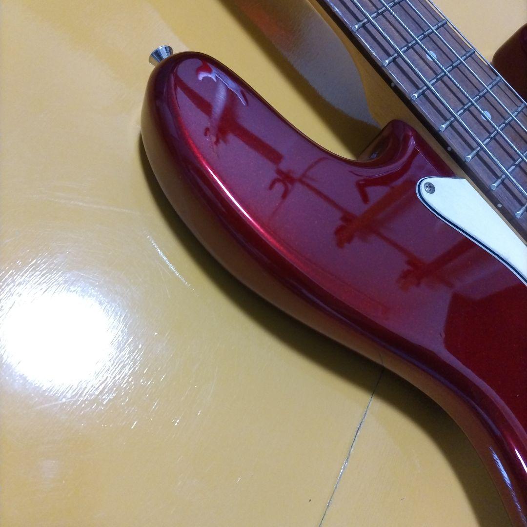 Pnoto Gaanic ジャズベース メタリックレッド