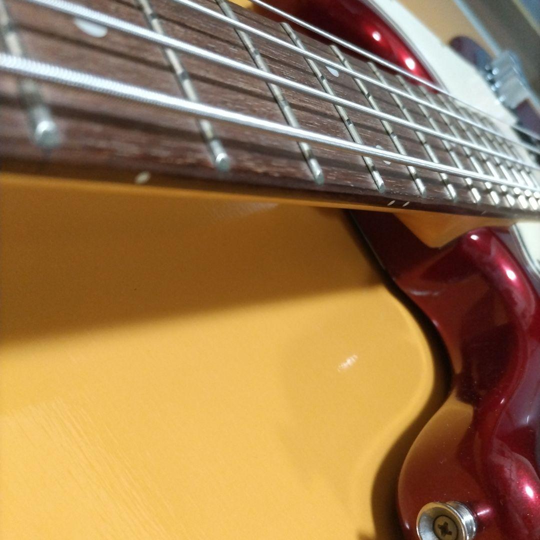 Pnoto Gaanic ジャズベース メタリックレッド