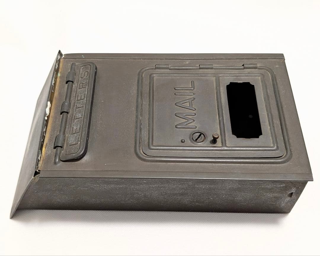 アンティーク真鍮 メールボックス 郵便受け ビンテージ 1920年代 USA