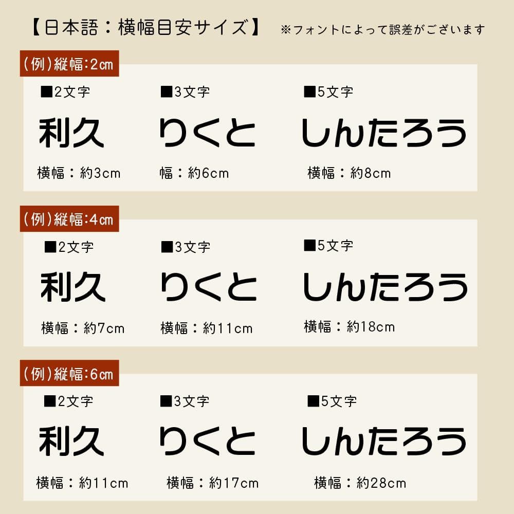 【m_o_a_family専用】お名前 ＆ 背番号ステッカー 6cm 15枚