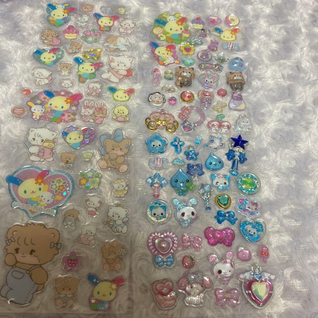 シール帳　完成品　シールバインダー　ぷっくりシール 大量 台紙27枚分