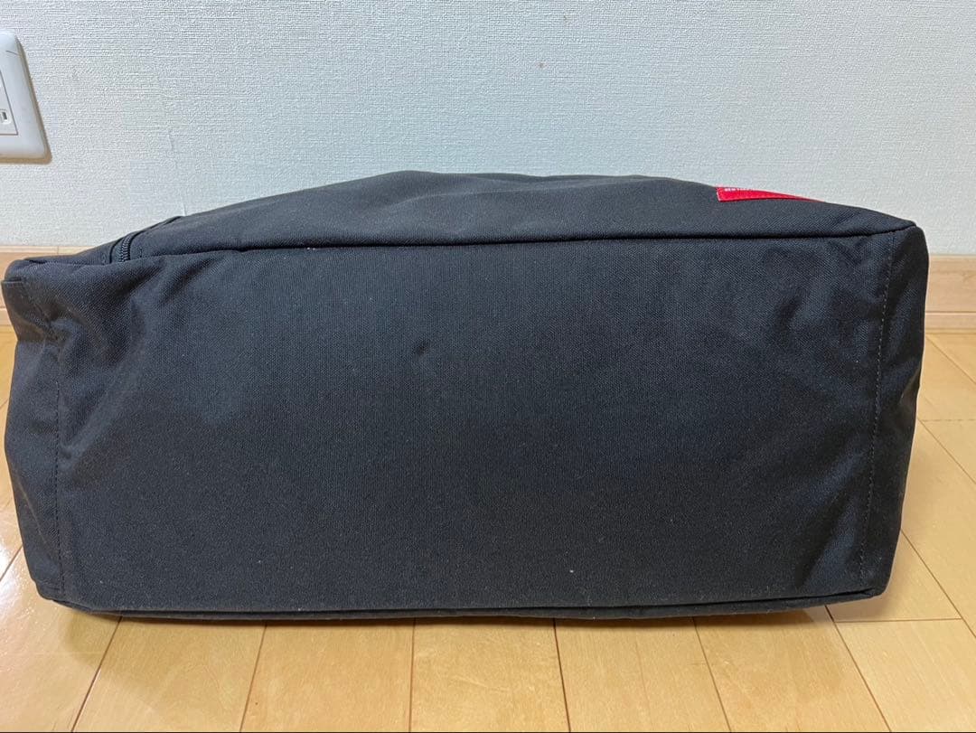 マンハッタンポーテージ　ブラック ボストンバッグ 耐久性キャンバス