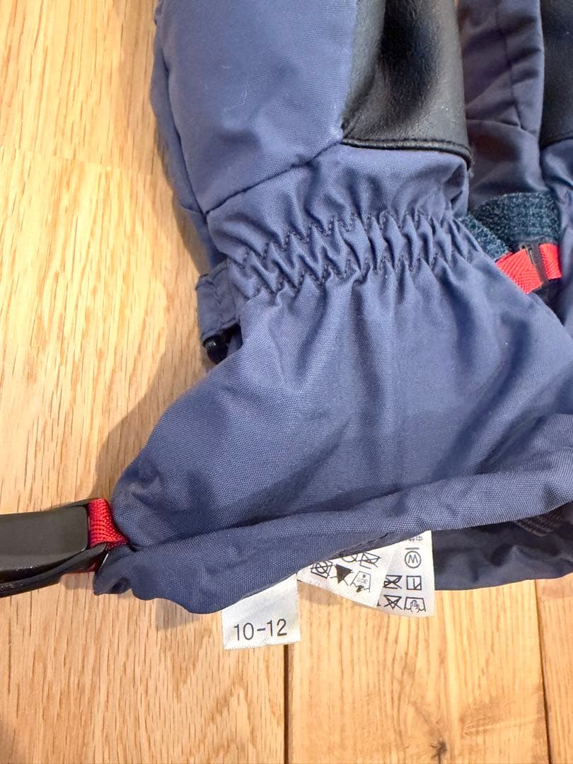 モンベルスキーウェア一式（5点）：上下ウェア（160）+手袋+マスク+ゴーグル