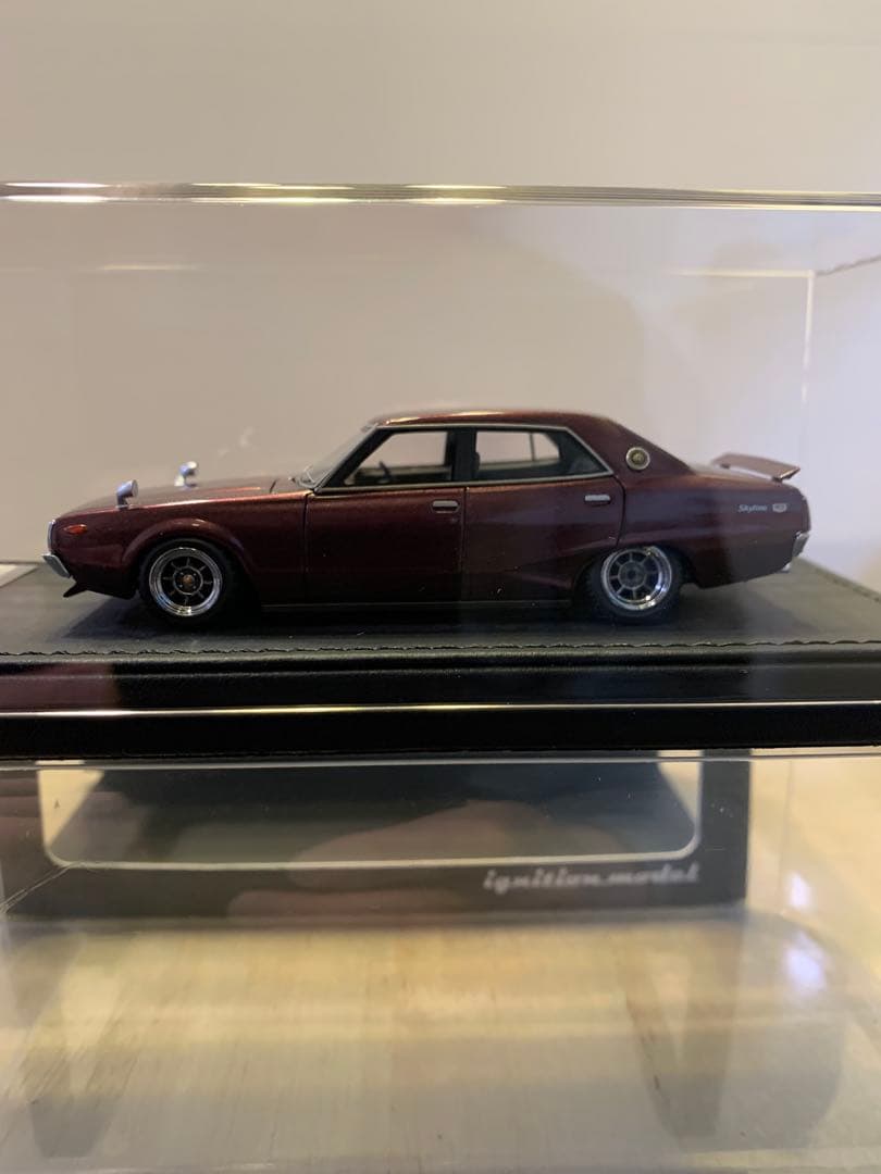 イグニッションモデル　1/43 スカイライン　GT-X (GC110) パープル