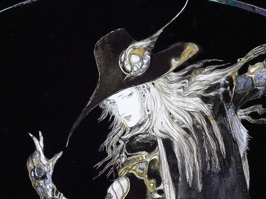 #天野喜孝 #漆セミオーダー #黒衣の剣士 #サイン #アールビバン #証明書付