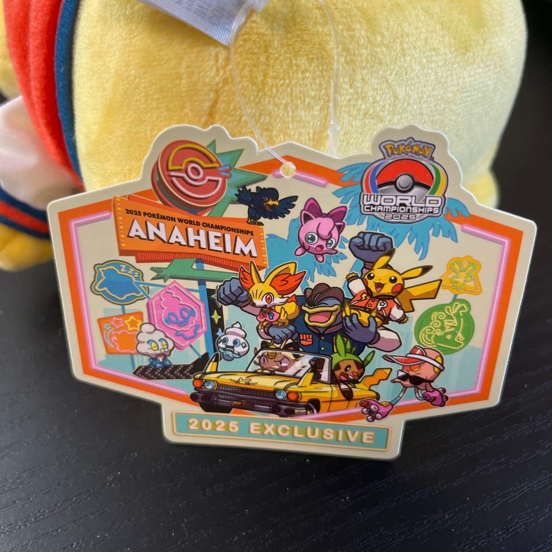 WCS2025アナハイム限定 ピカチュウ　ぬいぐるみ