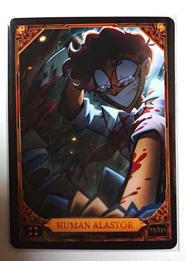 hazbin hotel トレカ human alastor アラスター
