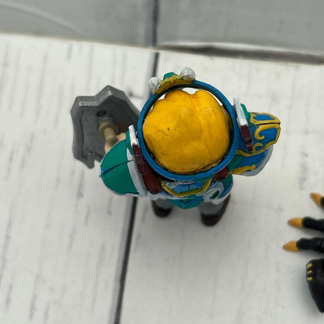 甲竜伝説ヴィルガスト 2刀流　リペイント　戦士クイと蜘蛛:英雄物語 ガン消し