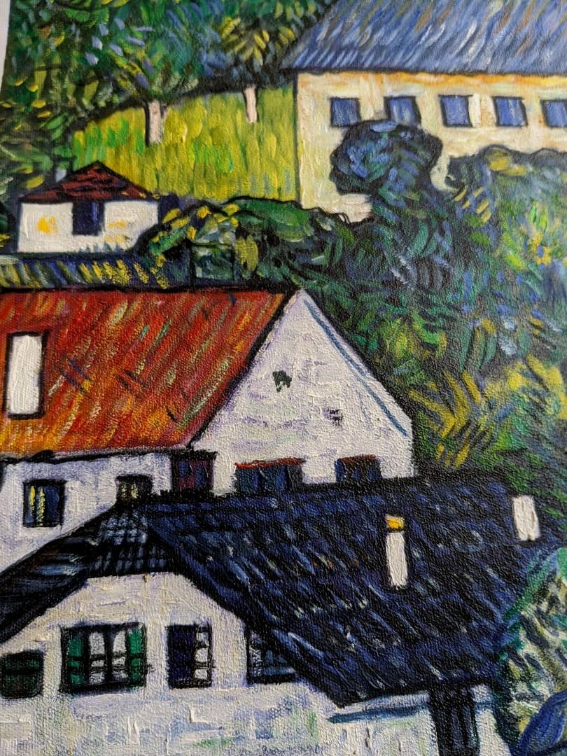 油絵　素晴らしいクリムトの風景画　美術アカデミー学生による完璧模写の本格的油絵