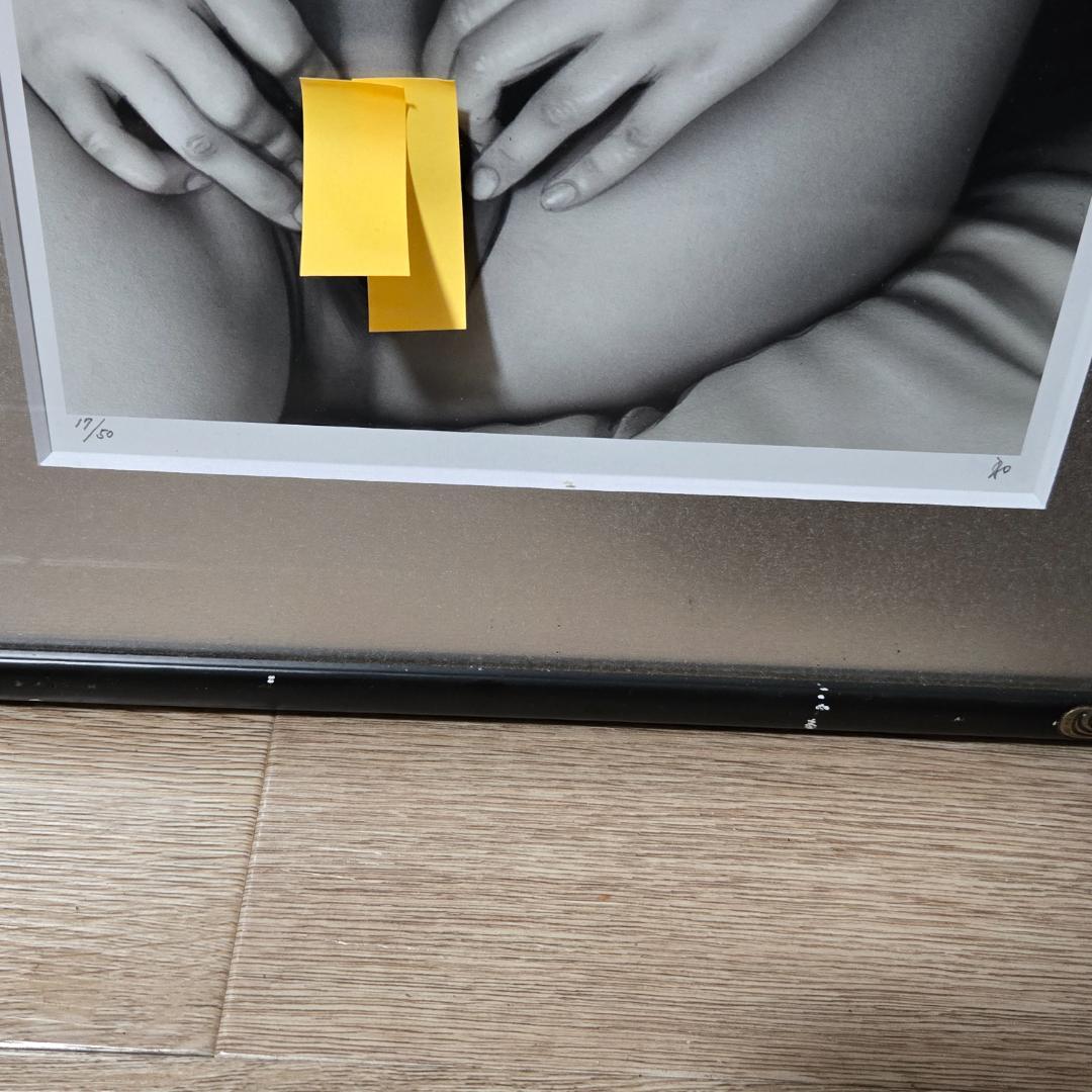 浜田和　裸婦　版画　17/50　直筆サイン　美人画