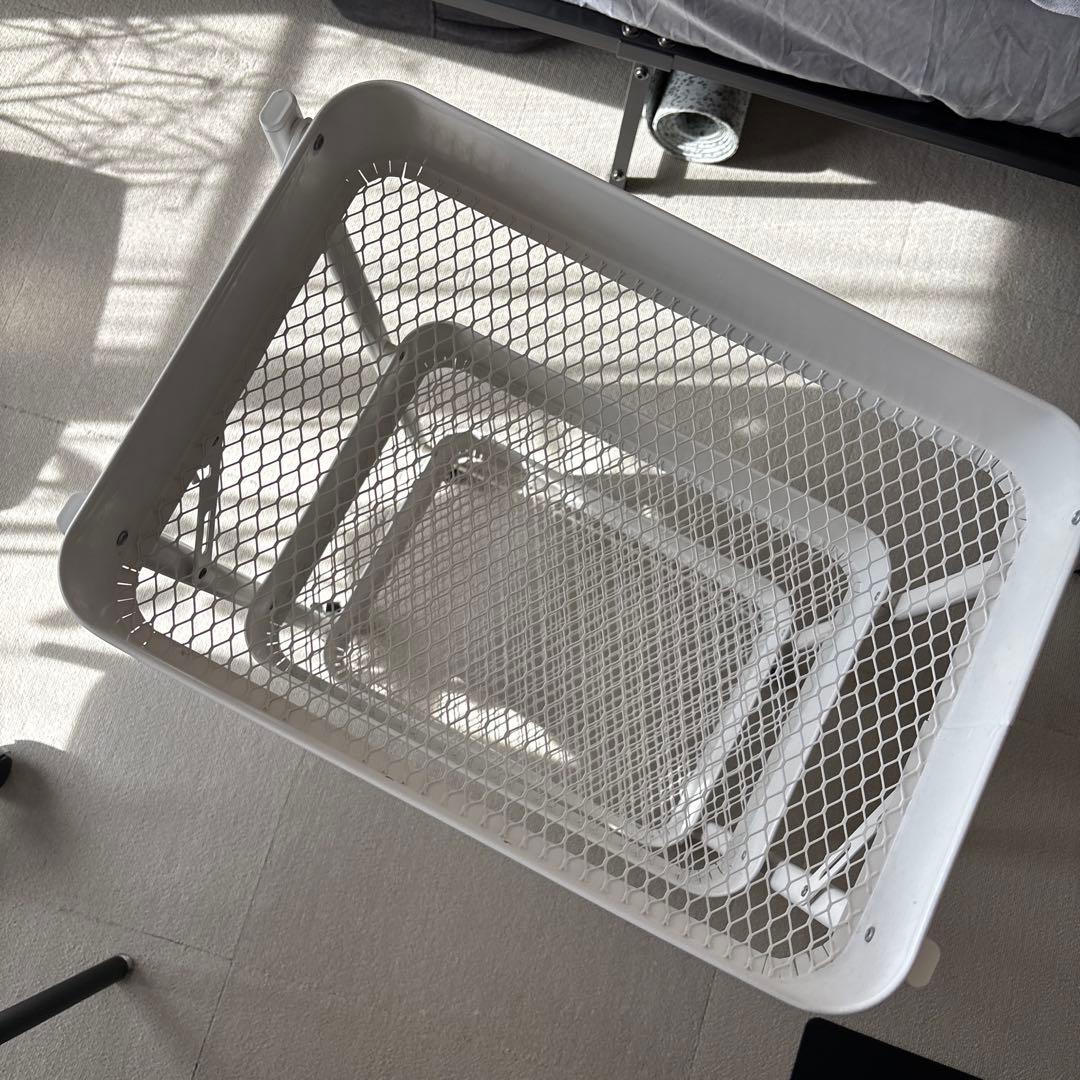 niko and... 折り畳み3段ワゴン ホワイト