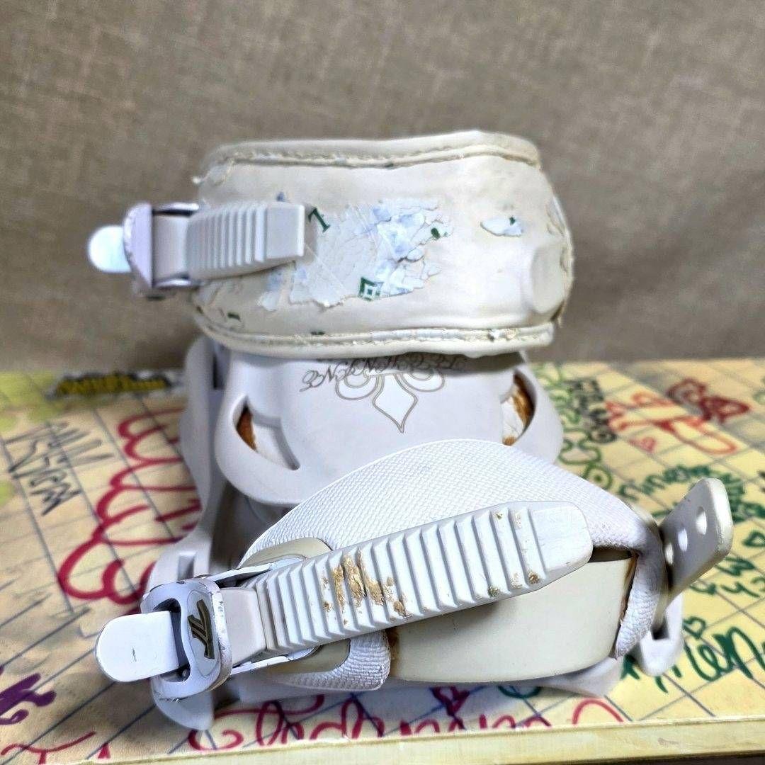 TECHNINE レディース スノーボード ホワイトバインディング