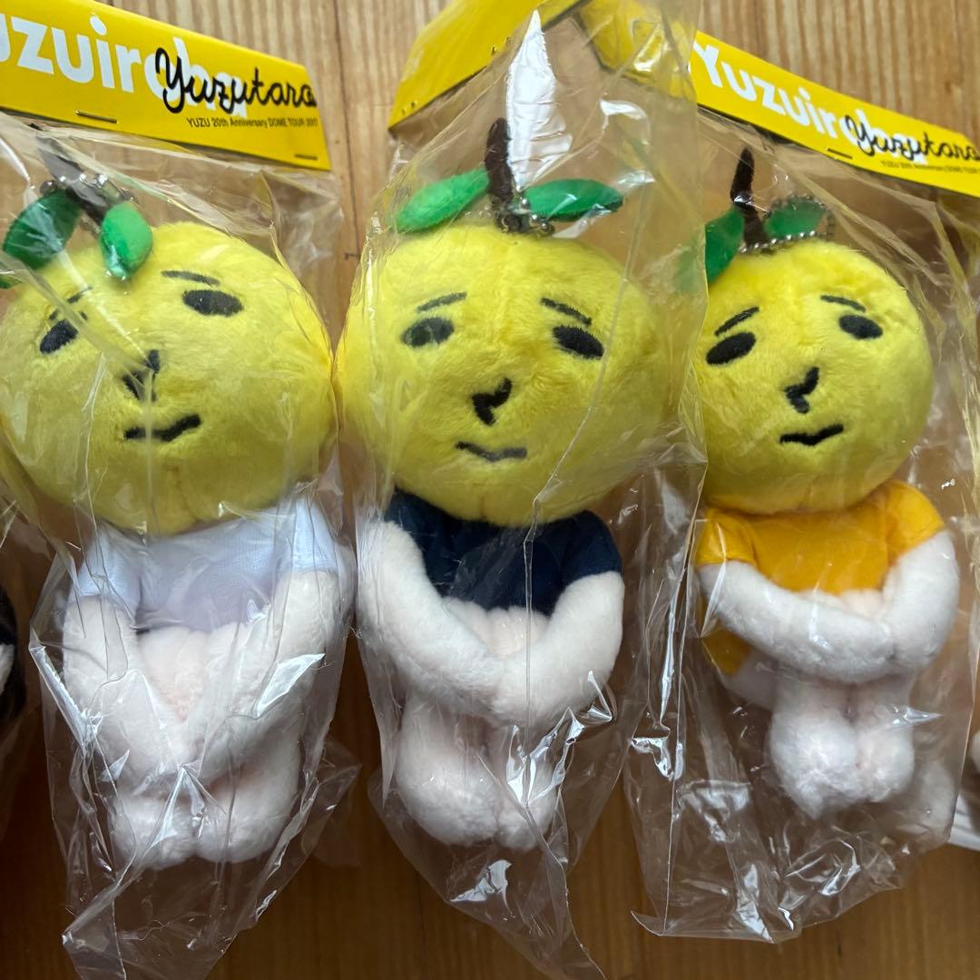 【新品未開封】ゆず太郎 コラボ キーホルダー 5点+yuzutownゆず太郎