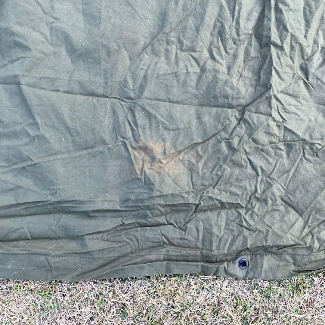 USパップテントハーフ　ハーフ　アメリカ軍　米軍　軍幕 ハーフシェルター１枚