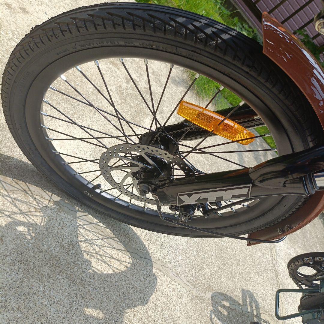 e-bike 電動アシスト自転車 バスケット付き 折りたたみ