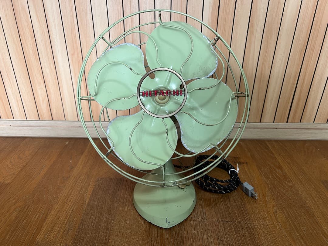 卓上レトロ扇風機　　日立 M-6032　通電確認済み