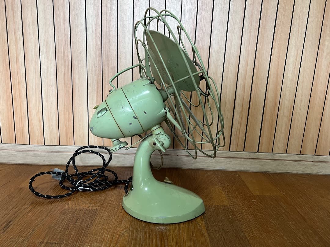 卓上レトロ扇風機　　日立 M-6032　通電確認済み