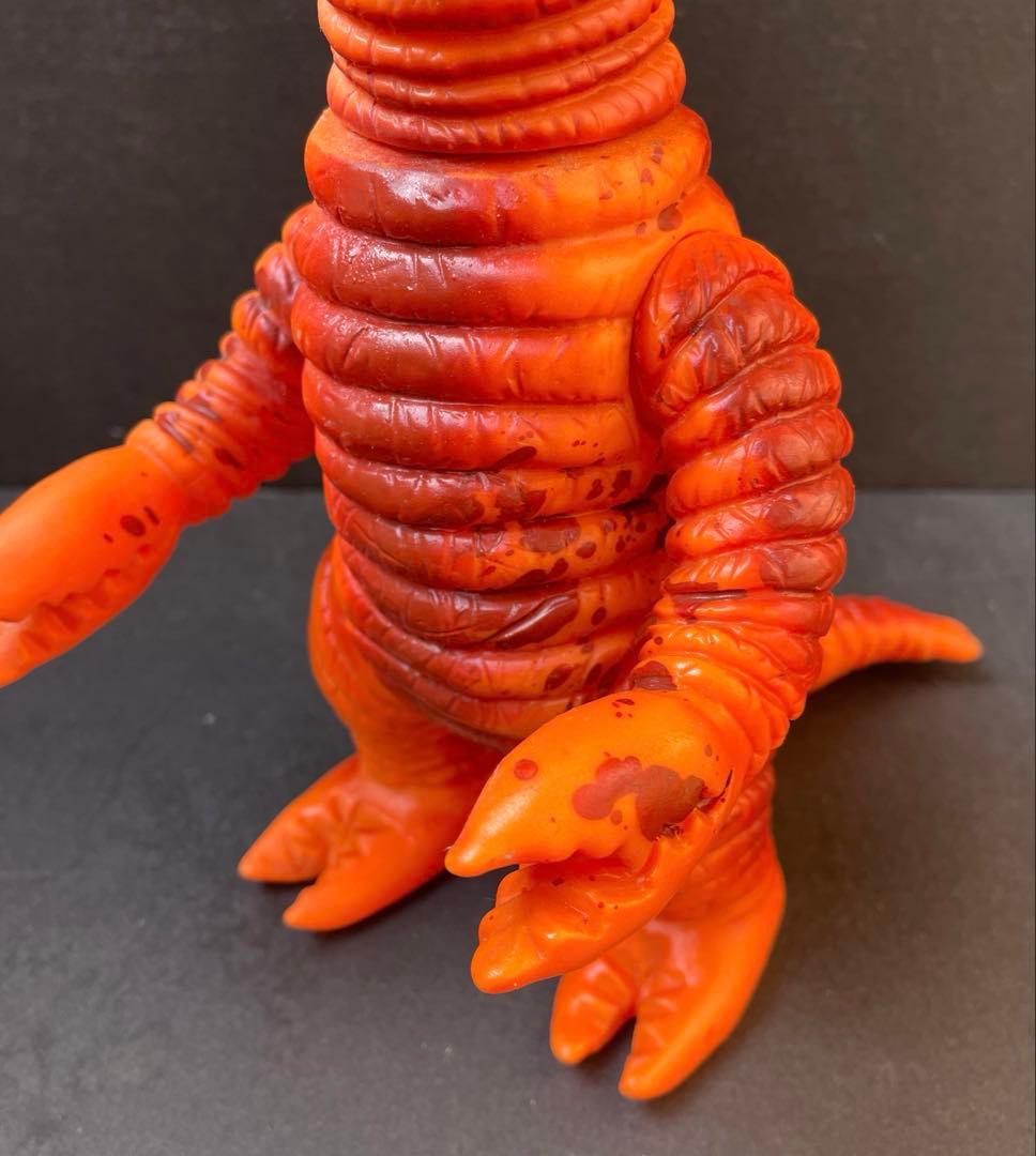 ブルマァク　帰マン　サドラー　 オレンジ成型　ソフビ　公開当時　工場流出品